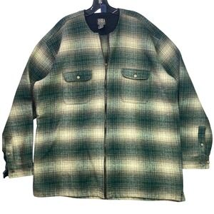 Sierra Pacific Jacket Womens Extra Large Wool Plaid Full Zip Chore Country